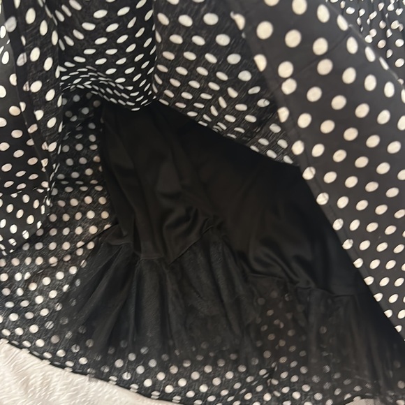 Black polka dot dress - Picture 5 of 5